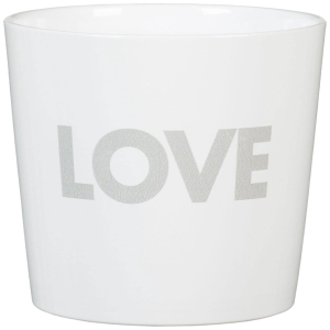 Кашпо Scheurich Мессидж 870 d12 см керамическое белое