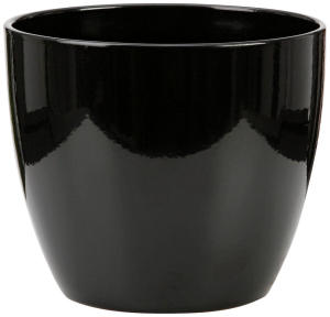 Кашпо Scheurich Шварц 920 d25 см керамическое черное