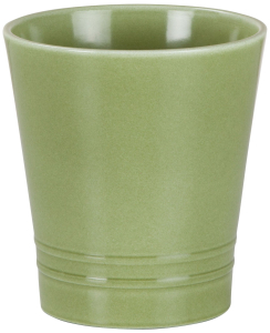 Кашпо Scheurich Гласс 627 d14 см керамическое оливковое