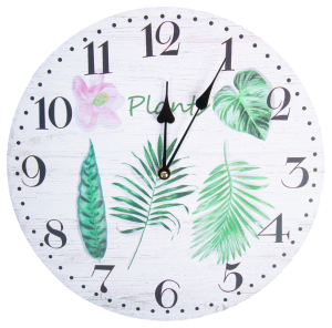 Часы настенные Листья №3 34 см