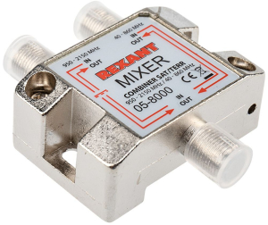 Сумматор-делитель SAT+TV в усиленном корпусе REXANT 