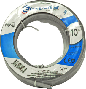 Кабель сетевой Electraline FTP КАТ.5Е 10 м