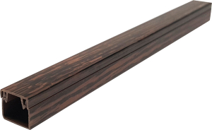 Кабель-канал поливинилхлорид темно-коричневый 12x12 мм 2 м