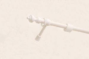 Карниз для штор Русские карнизы настенный двухрядный белый D28 200 см