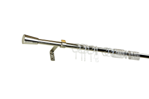 Карниз для штор OBI настенный однорядный нержавеющая сталь 160-300 см