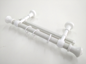 Карниз для штор Русские карнизы настенный двухрядный лайт 160 см