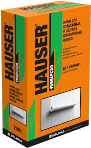 Обойный клей HAUSER для бумажных обоев 250 г
