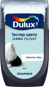 Тестер колеровки цвета Dulux Gercian Sea 04BG71/117 30 мл