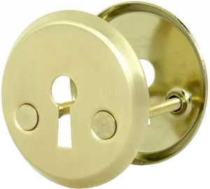 Накладка под ключ ФАБРИКА ЗАМКОВ E 001 SB матовая латунь