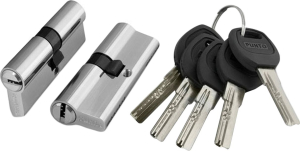 Цилиндр PUNTO SIMPLE LIVING A200 70 мм (30/10/30 мм) матовый никель