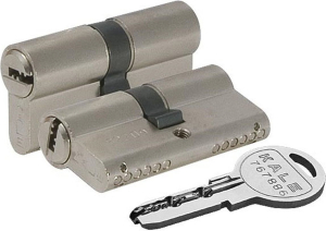 Цилиндр Kale Kilit 164 SN 68 мм (26/10/32 мм) никель