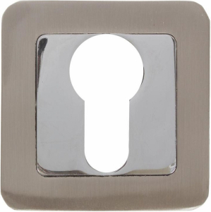 Накладка на замок PUNTO ET QR SN/CP-3 квадрат никель хром