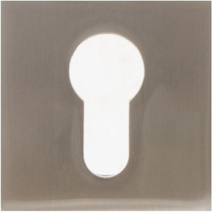 Накладка на замок Fuaro ET DM CP-8 квадрат хром