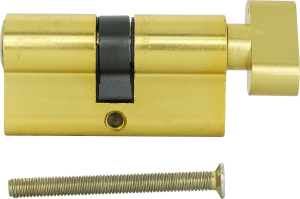 Цилиндр Фабрика замков E AL 60 PB Т01 (30х30) мм ключ-вертушка латунь