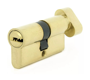 Цилиндр Palladium 60 C BK PB (30х30) мм ключ-вертушка латунь