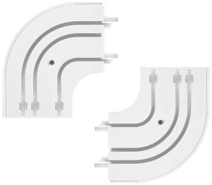 Закругления для карниза 3 ряда LEGRAND белые 2 шт