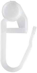 Крючки роликовые для штор LEGRAND белые 20 шт