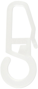 Крючок для колец Уют пластиковый прозрачный