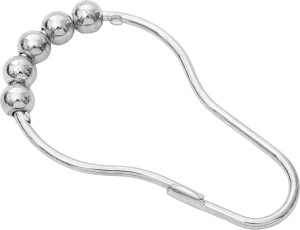 Кольца для штор WESS Piercing металлик 12 шт