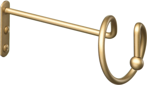 Подхват для штор HOME ACCESSORY стальной сплав золото матовое спираль 1 шт