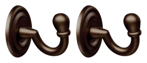 Крючок для штор HOME ACCESSORY стальной сплав шоколад 2 шт