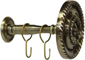 Подхват для штор HOME ACCESSORY стальной сплав золото антик солнце 1 шт