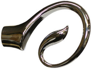 Наконечник для карниза ORBIS Крюк d16 стальной сплав хром 1 шт