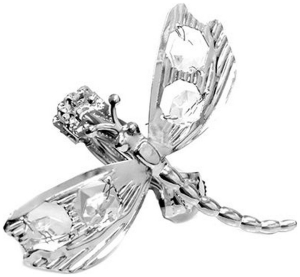 Клипса для штор ORBIS Стрекоза стальной сплав хром 1 шт