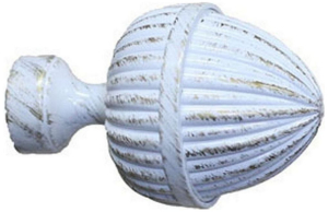 Наконечник для карниза HomeAccess алюминиевый белый D20 мм 1 шт