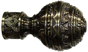 Наконечник для карниза Home Access алюминий золотой антик d20 1 шт