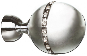 Наконечник для карниза Home Access алюминий хром d20 шар 1 шт