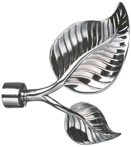 Наконечник для карниза HOME ACCESSORY 20.13.581 алюминий хром вяз