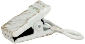 Зажим для штор крокодил HomeAccess белый классик 10 шт