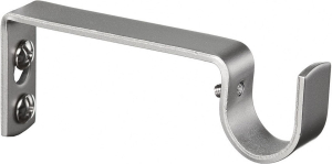 Держатель для карниза 1 ряд HOME ACCESSORY стальной сплав серебро d20
