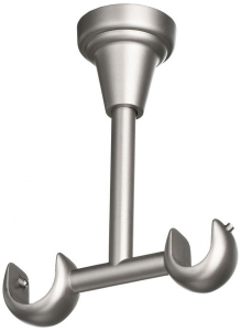 Держатель двухрядный HOME ACCESSORY серебро d20/16 190 мм