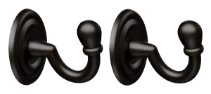 Крючки для штор HOME ACCESSORY металл черный 105 мм 2 шт