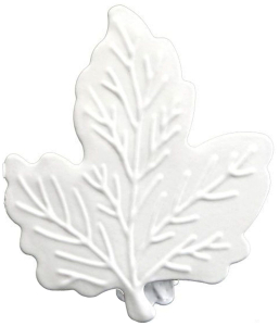 Клипса для штор HOME ACCESSORY металлическая белая 150 мм листик