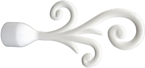 Наконечник для карниза HOME ACCESSORY 20.39.604 металлический белый грация