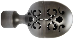 Наконечник для карниза HOME ACCESSORY 20.66.591 титан d 20 мм 1 шт