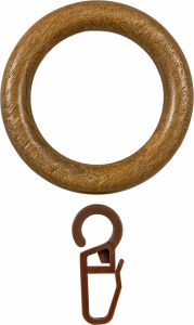 Кольцо  для карниза Уют дуб D28 4 шт