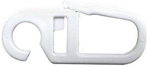 Крючки для кольца шторы белый 10 шт