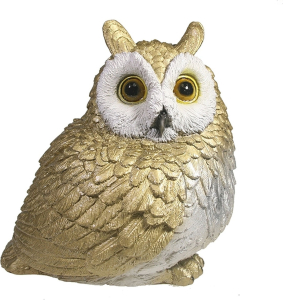 Фигурка Сова золотая 18х14 см