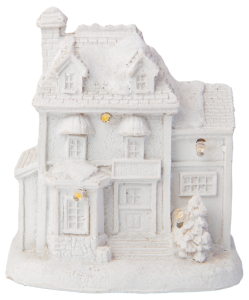 Сувенир новогодний Дом ACD002051 белый