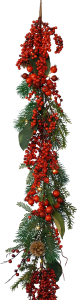 Гирлянда с ягодами 176 см в ассортименте