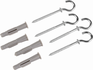 Дюбель-крюк LUX-TOOLS 6х34 мм 4 шт