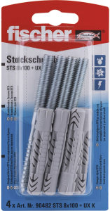 Дюбель универсальный распорный Fischer 8x100 мм 4 шт