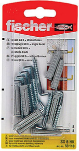Дюбель универсальный распорный Fischer SX 10x50 мм 5 шт