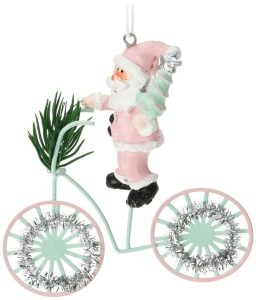 Подвеска Фигурка на велосипеде 10х12х3,5 см в ассортименте