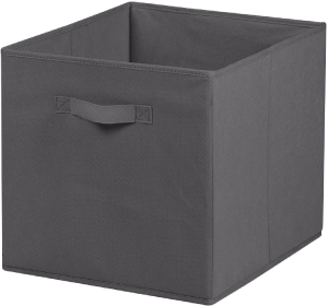 Контейнер 110309 текстиль темно-серый 330x380x330 мм 40 л