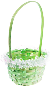 Корзина Азалия Декор d15 см деревянная в ассортименте